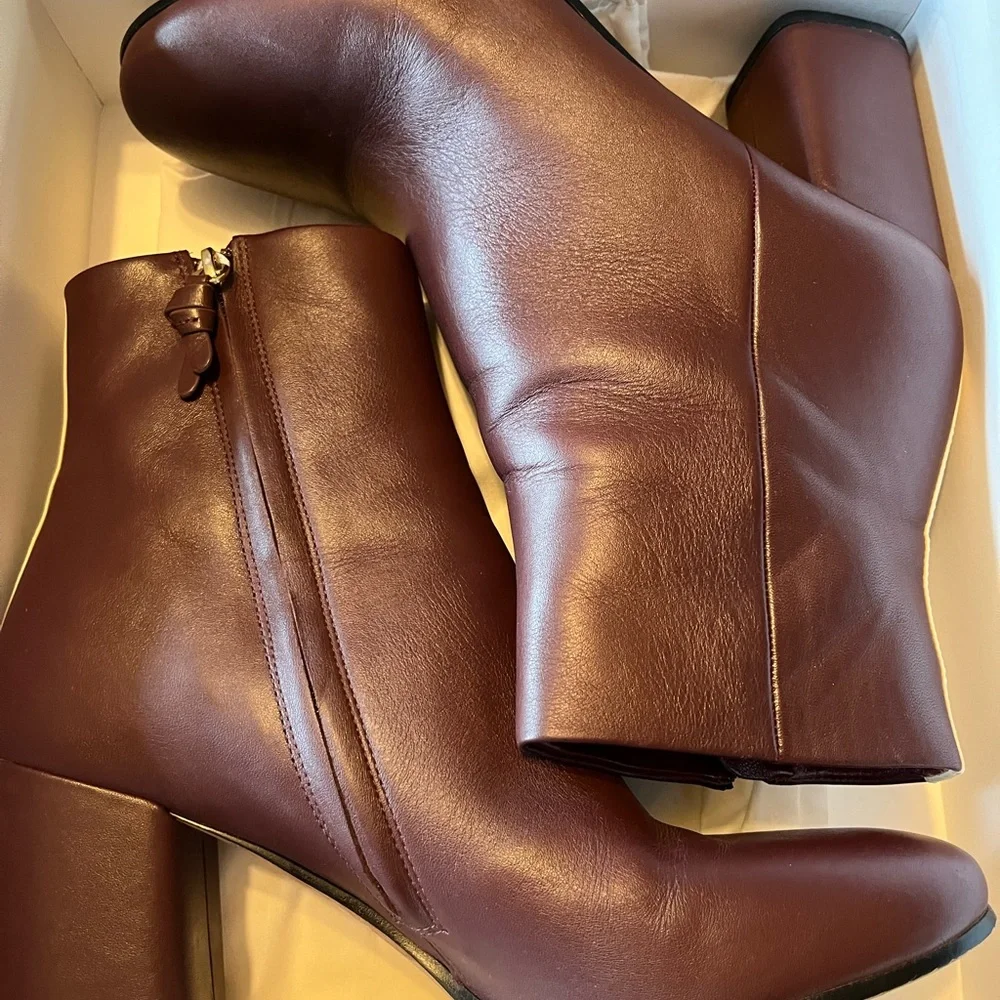 🍒Diane Von Furstenberg Leather Booties🍒 - Picture 11 of 14